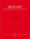 Missa C-Dur KV317  fr Soli (SATB), Chor und Orchester Partitur