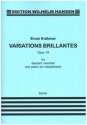 Variations brillantes for descant recorder and piano archive copy