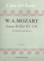 Sonate B-Dur KV378 fr Flte und Klavier