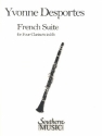 French Suite for 4 clarinets in bb score and parts