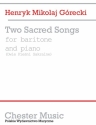 2 SACRED SONGS FUER BARITON UND KLAVIER  OP.30B