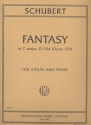 Fantasy C major op.159 D934 for violin and piano