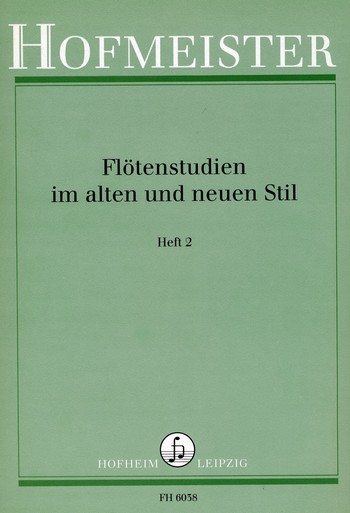 Fltenstudien im alten und neuen Stil Band 2 fr Flte