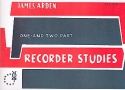 One and two part Recorder Studies 22 melodious Recorder-Studies for 1 and 2 soprano recorder