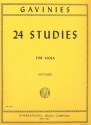 24 Studies for viola solo