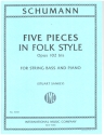 5 Pieces in Folk Style op.102 bis for string bass and piano