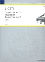 Capriccio Nr.1, Invention und Capriccio Nr.2 fr Klavier