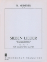 7 Lieder op.52/2 no. 4-7 fr Gesang und Klavier