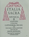 ITALIA SACRA MUSICA BAND 2 fr gem Chor a cappella UNKNOWN ITALIAN CATHEDRAL MUSIC