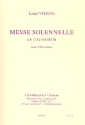 Messe solennelle op.16 pour choeur mixte Voix en partition