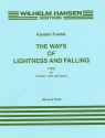 The Ways of Lightness and Falling Trio for clarinet, cello and piano score and parts