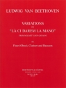 Variations on the Theme 'La ci darem la mano' fr Flte (Oboe), Klarinette, Fagott Partitur und Stimmen