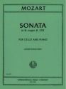 Sonata B flat major op.292 for cello and piano