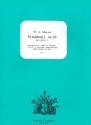 Symphony no.39 first movement for wind ensemble (2 ob, 2 clar, 2 horns, 2 bassoons, contrabassoon, trp),    score and parts