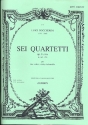 6 quartetti op.8 (G.165-170) per 2 violini, viola e violoncello, parti separate (1769)