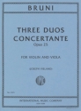 3 Duos concertante op.25 for violin and viola VIELAND, JOSEPH, ED.