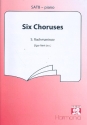 6 Choruses for mixed chorus and piano