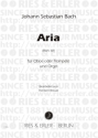 Aria aus BWV68 fr Oboe (Trompete ) und Orgel