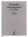 1. Streichquartett C-Dur op. 2 fr Streichquartett Stimmensatz