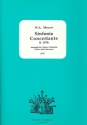 Sinfonia concertante KV297b for 2 oboes, 2 clarinets, 2 horns and 2 bassoons,  score and parts