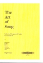 The Art of Song for high voice and piano (dt/teilw.en) Selected songs and arias Grade 8