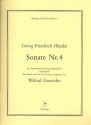 Sonate Nr.4 fr Tenorblockflte (Sopranblockflte) und Klavier