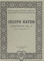 SINFONIE C-DUR NR.9 HOB.I:9 FUER ORCHESTER,  Studienpartitur ROBBINS LANDON, H.C., ED