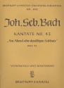 Am Abend aber desselbigen Sabbats Kantate Nr.42 BWV42 Violoncello / Kontrabass