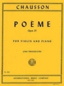 Poeme op.25 for violin and piano FRANCESCATTI, ZIno. ED.