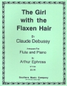 The Girl with the flaxen Hair for flute and piano