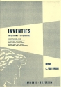 Inventies fr Blockflte (Flte, Oboe, Violine) und Akkordeon Partitur und Stimme