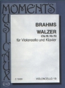 Walzer op.39,15 fr Violoncello und Klavier