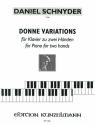 Donne Variations fr Klavier