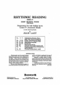 Rhythmic Reading vol.4 Sight Reading Pieces for piano