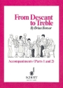 From descant to treble  piano accompaniments