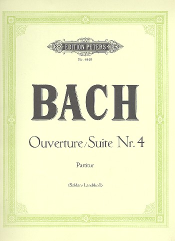 Ouvertre Nr.4 BWV1069 fr Orchester Partitur