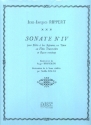 Sonate no.4 pour flute a bec soprano (tenor) ou flute traversiere et bc Partitur und Stimmen