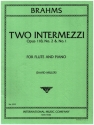 2 Intermezzi op.118 nos.1+2 for flute and piano