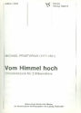 Vom Himmel hoch Choralcanzone fr 2 Blserchre