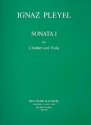 Sonate 1 (ben 5491) for clarinet and viola