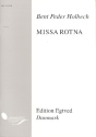 Missa rotna for mixed chorus (SAB), 2 soloists (SB), piano, e-bass, percussion score (la)