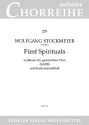 5 Spirituals in Stzen fr gem Chor (SATB) und Instrumentalbass Chorpartitur mit bassbegl.