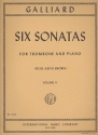 6 Sonatas vol.2 for trombone and piano