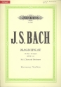 Magnificat D-Dur BWV243 fr Soli, Chor und Orchester Klavierauszug