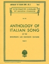 Anthology of Italian Song vol.2 for medium high voice and piano schirmer's library vol.291