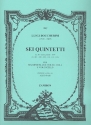 6 Quintetti op.56 fr Klavier und Streichquartett Partitur (= Klavierstimme)