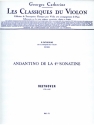 ANDANTINO DE LA 1ERE SONATINE CATHERINE, G., ED.               Q LES CLASSIQUES DU VIOLON NO.321