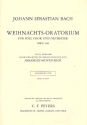 Weihnachtsoratorium BWV248 fr Soli, Chor und Orchester Chorpartitur