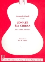 Sonate da chiesa op.3,1 fr 2 Violinen und Gitarre Partitur und Stimmen