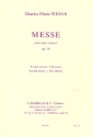 Messe op.36 pour 2 choeurs et 2 orgues partition de choeur